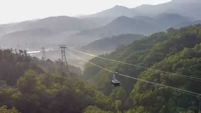 aerial tram at Ober Mountain