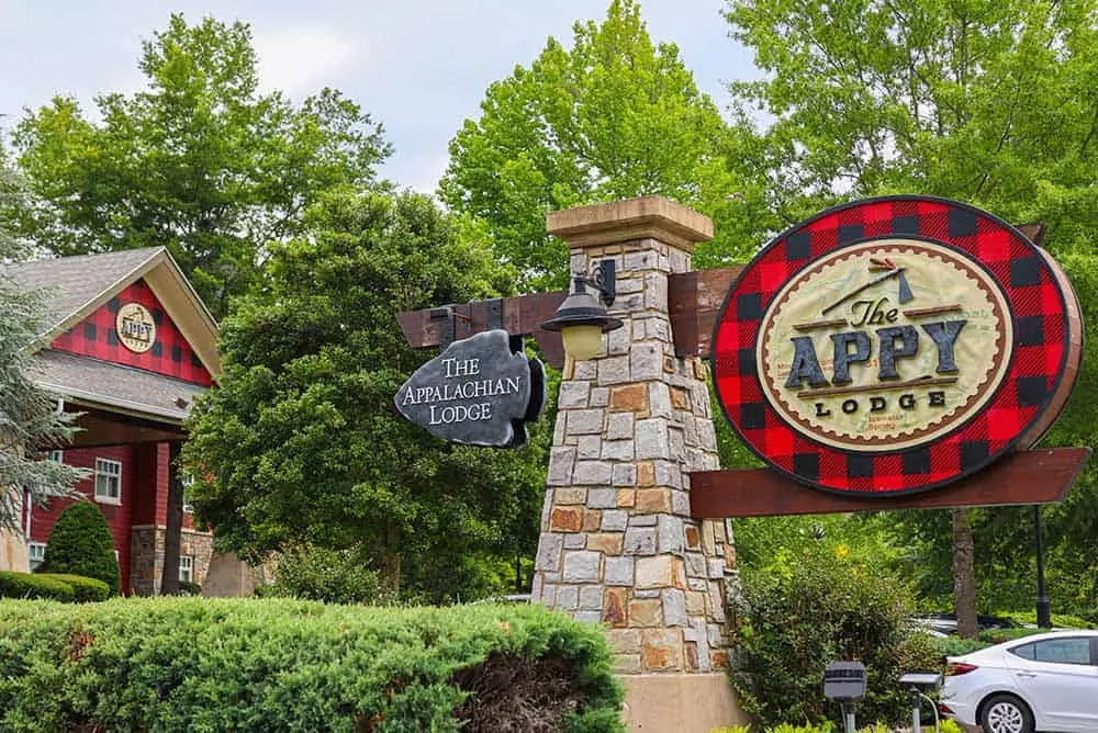 exterior appy lodge sign