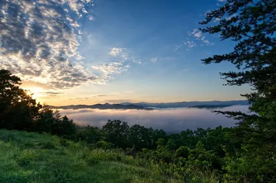 Foothills Parkway sunset