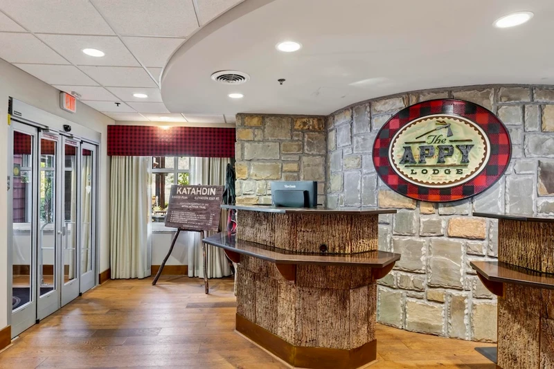 Appy Lodge front desk